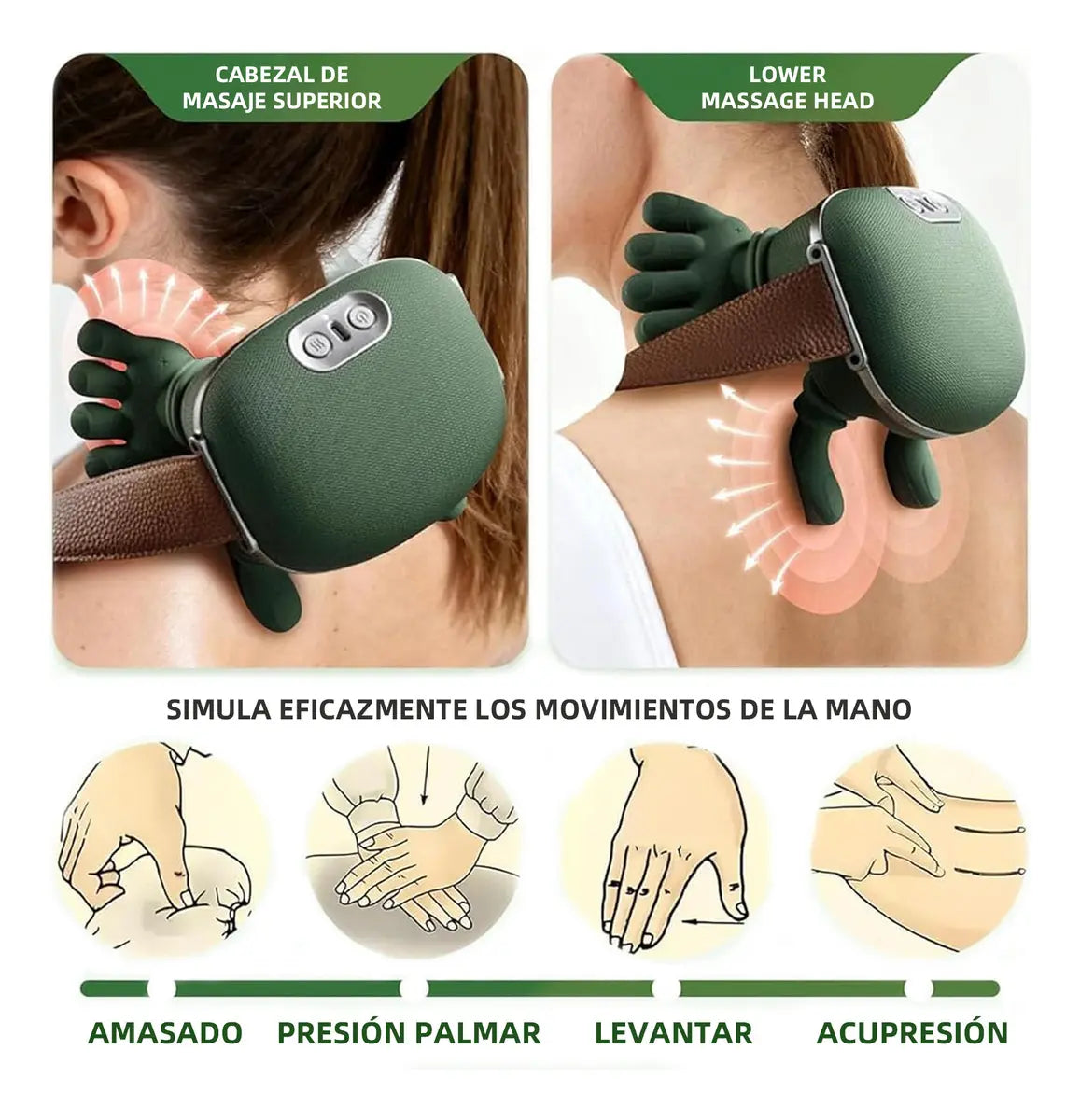 MASAJEADOR ELÉCTRICO CUELLO Y HOMBRO