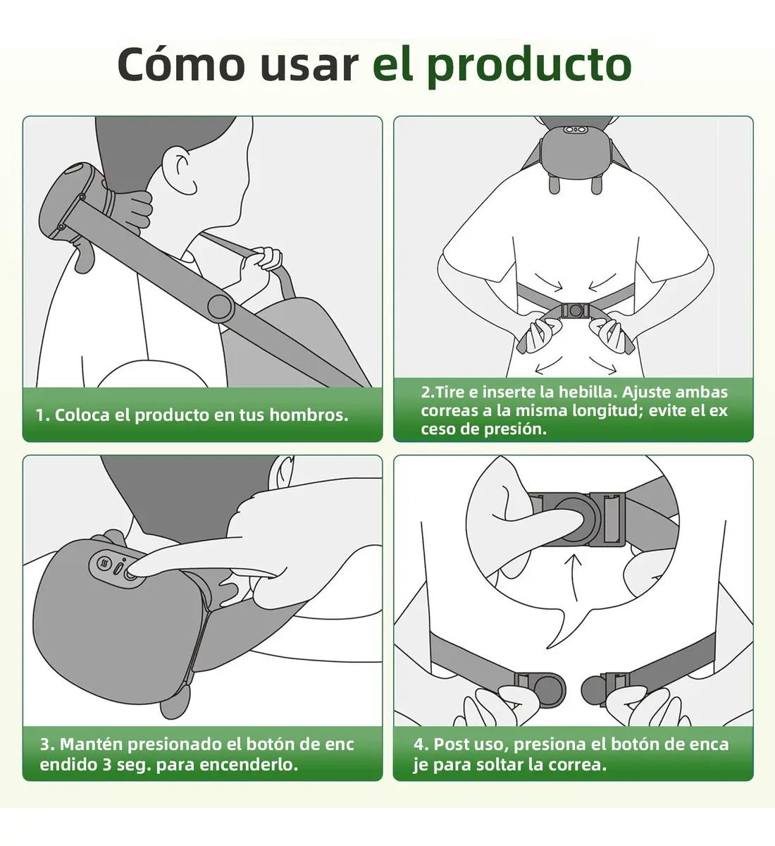 MASAJEADOR ELÉCTRICO CUELLO Y HOMBRO